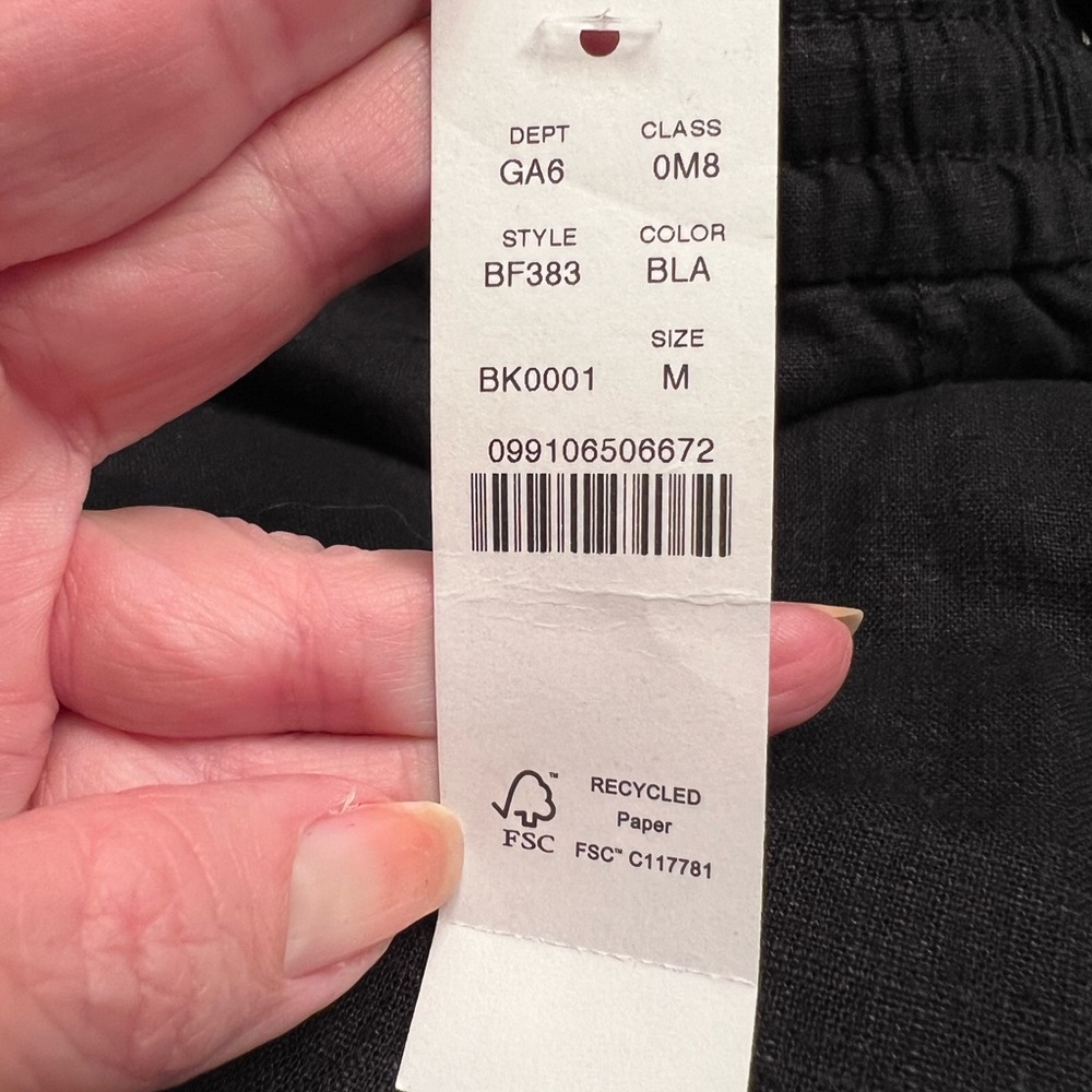 NWT J Crew shorts, black, medium - Picture 5 of 6